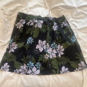 Floral Tropical Beach Skirt